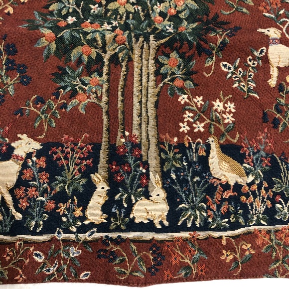 Tree of Life Tapestry Wall Hanging from France - Picture 6 of 8